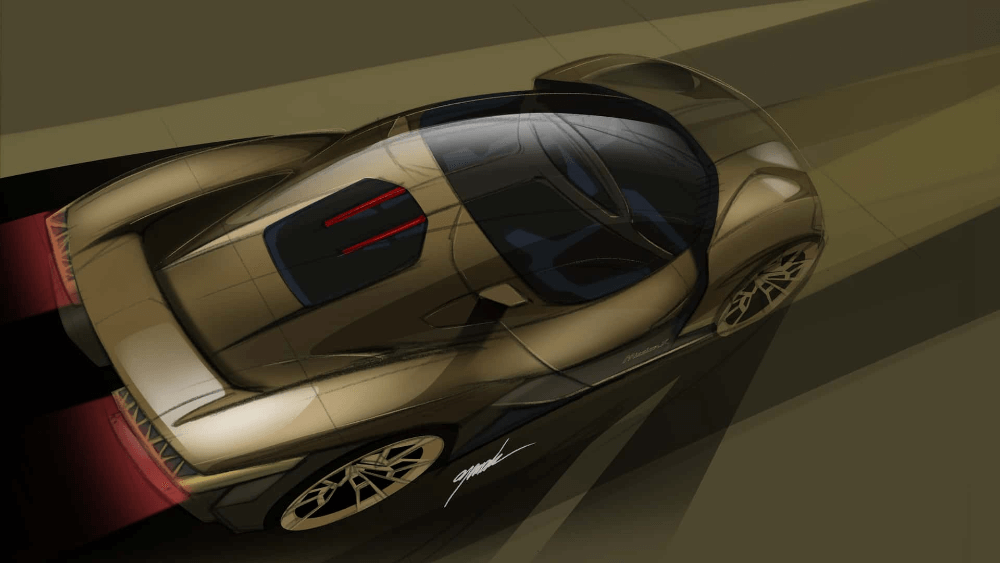 Porsche Mission x exterior sketch13e