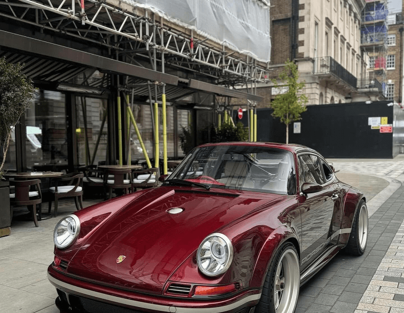 Rare cherry red metallic singer porsche dls