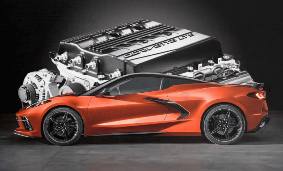 850-hp c8 corvette mule на chevy за разработката на zr1