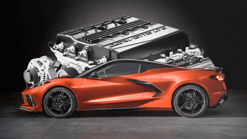 850-hp c8 corvette mule на chevy за разработката на zr1