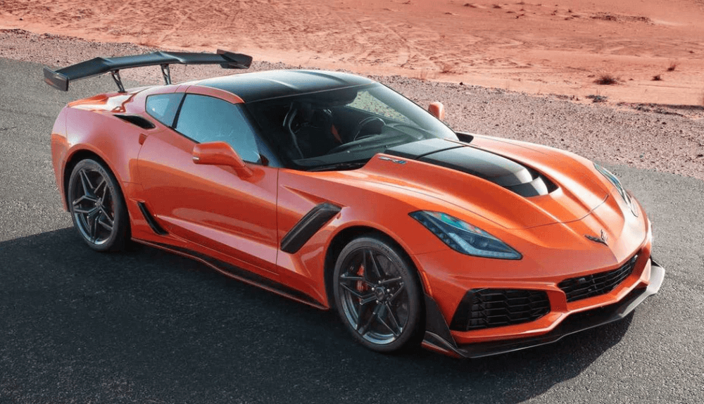 Corvette mule на chevy за разработката на zr1