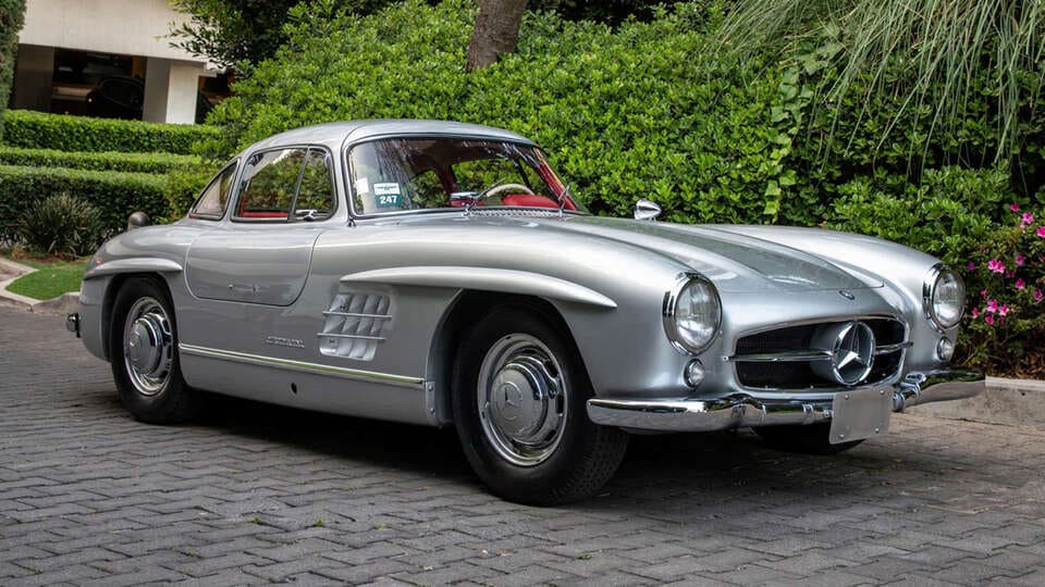mercedes 300 sl gullwing от 1956 г. в снимки