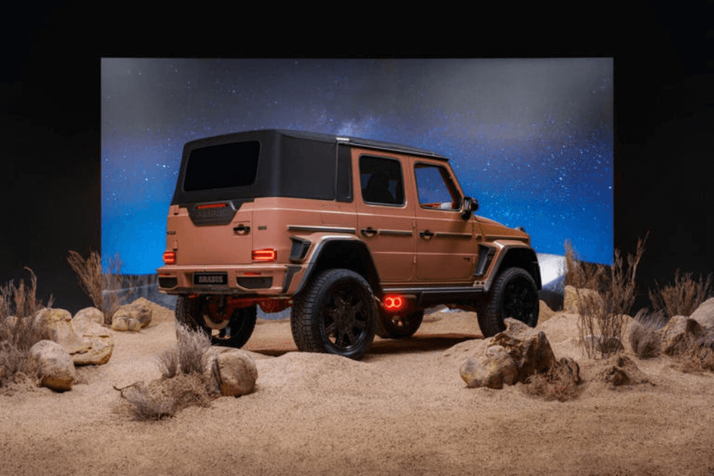 вътре в brabus xl 800 cabrio