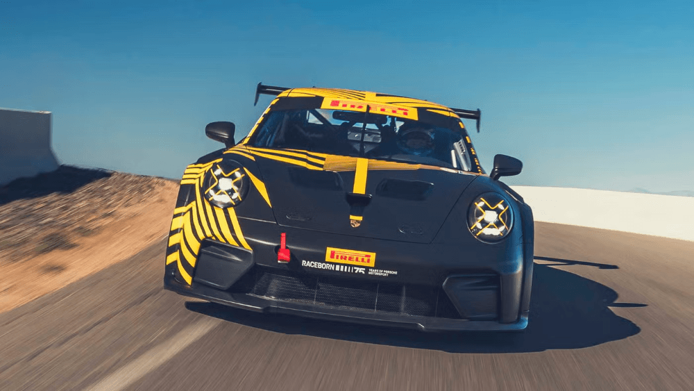 porsche 911 cup race car drive